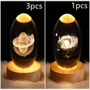 LED Galaxy Crystal Ball 3D Moon Lamp