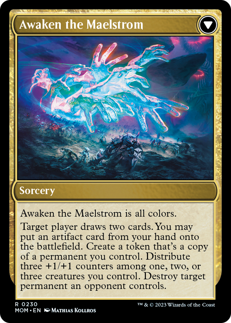 Invasion of Alara // Awaken the Maelstrom (MOM-230) - March of the Machine Foil
