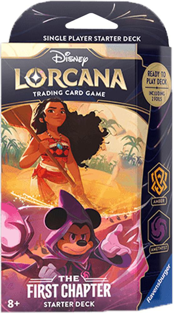 lorcana starter deck value Disney Lorcana: The First Chapter Starter Deck (Amber & Amethyst)