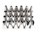 24pcs Stainless Steel Cupcake Decorating Tips Set