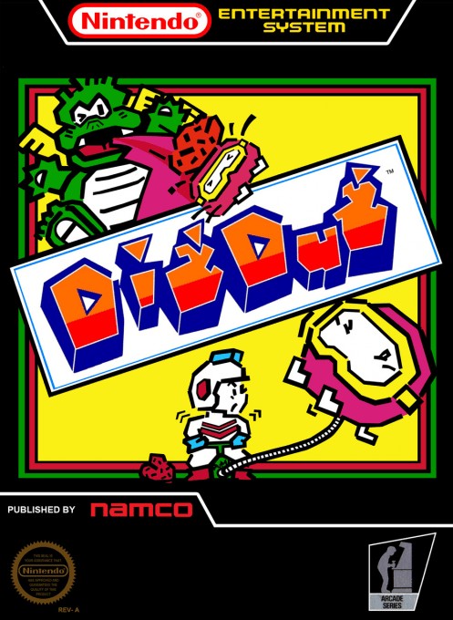 Dig Dug (Homebrew) (Nintendo NES)