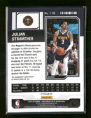 2023-24 Panini Contenders Optic Orange Julian Strawther Rookie #/25 Auto #116