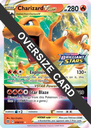Charizard VSTAR 018 - Jumbo Cards Holofoil