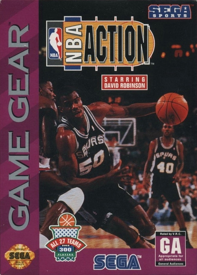 NBA Action starring David Robinson (Sega Game Gear)