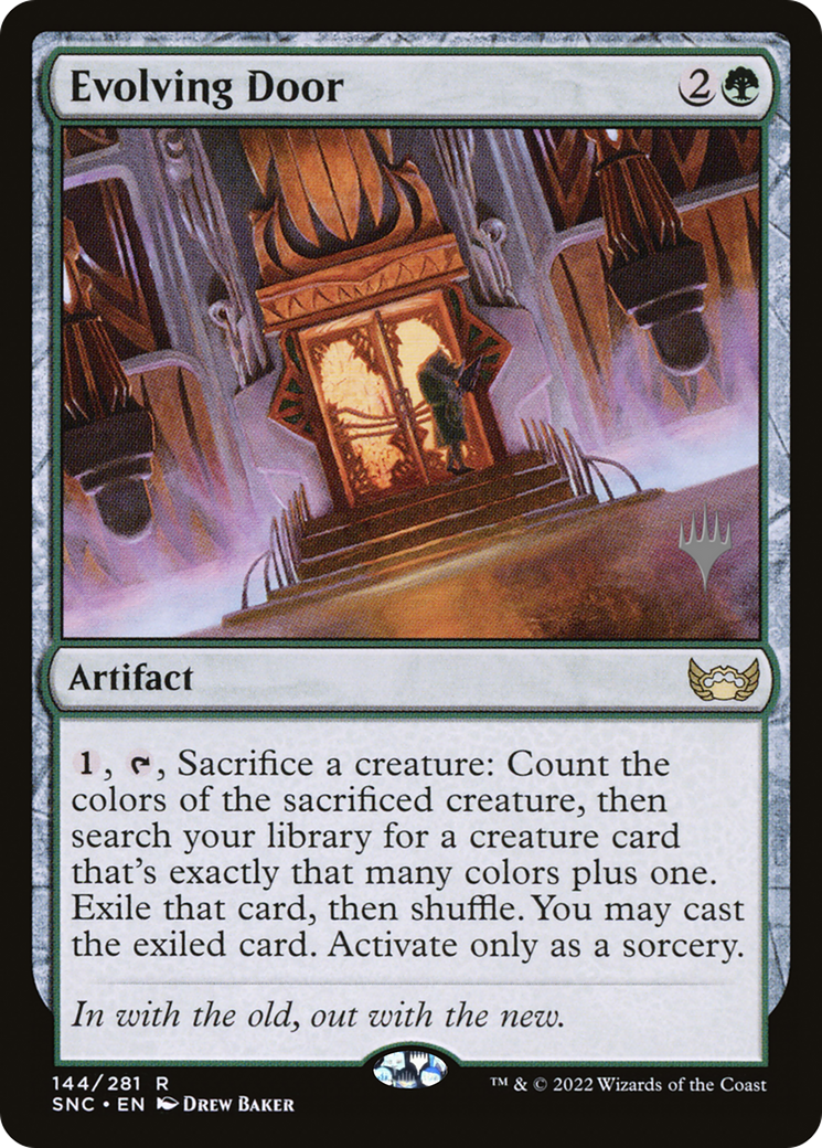 Evolving Door (PPSNC-144) - Streets of New Capenna Promos Foil