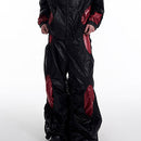 Original Niche Pleated Hollow Drawstring Pants