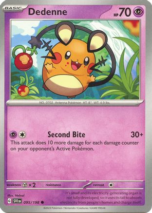 Dedenne 095/198 - SV01 Scarlet & Violet Base Set Reverse Holofoil