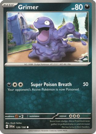 Grimer 126/198 - SV01 Scarlet & Violet Base Set