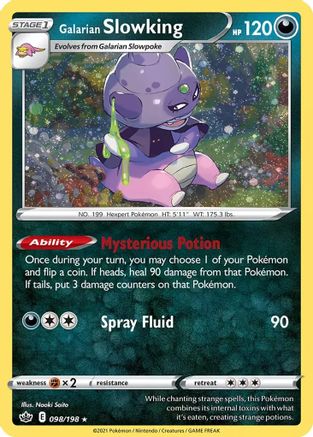 Galarian Slowking (Cosmos Holo) 098/198 - Miscellaneous Cards & Products Holofoil