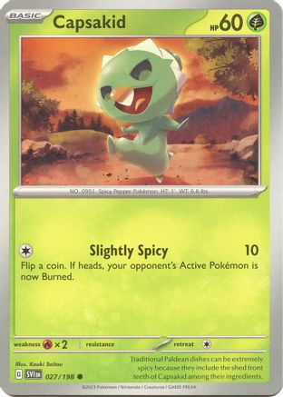 Capsakid 027/198 - SV01 Scarlet & Violet Base Set