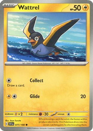 Wattrel 077/198 - SV01 Scarlet & Violet Base Set