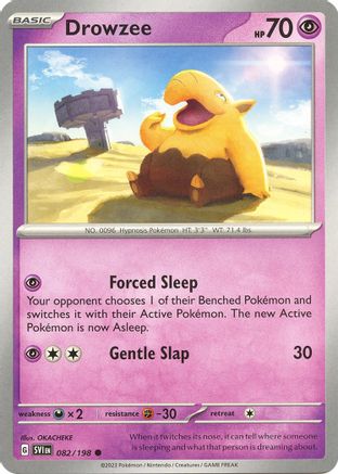 Drowzee 082/198 - SV01 Scarlet & Violet Base Set Reverse Holofoil