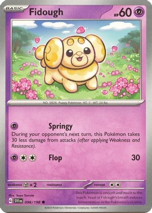 Fidough 098/198 - SV01 Scarlet & Violet Base Set Reverse Holofoil