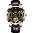 Men's Fashion Luminous Waterproof Skeleton Tourbillon Watch