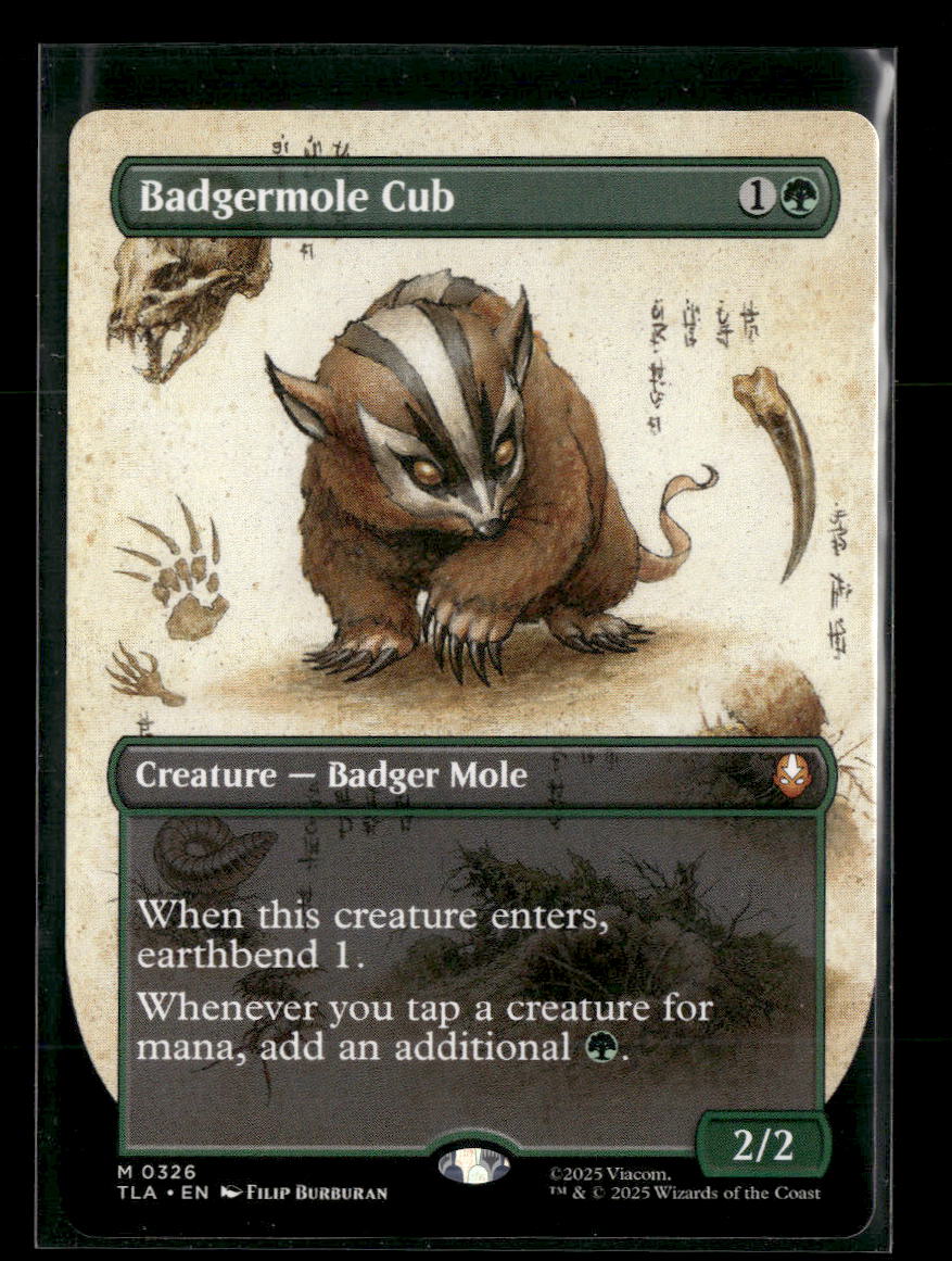 Avatar: The Last Airbender Badgermole Cub (Borderless) #326