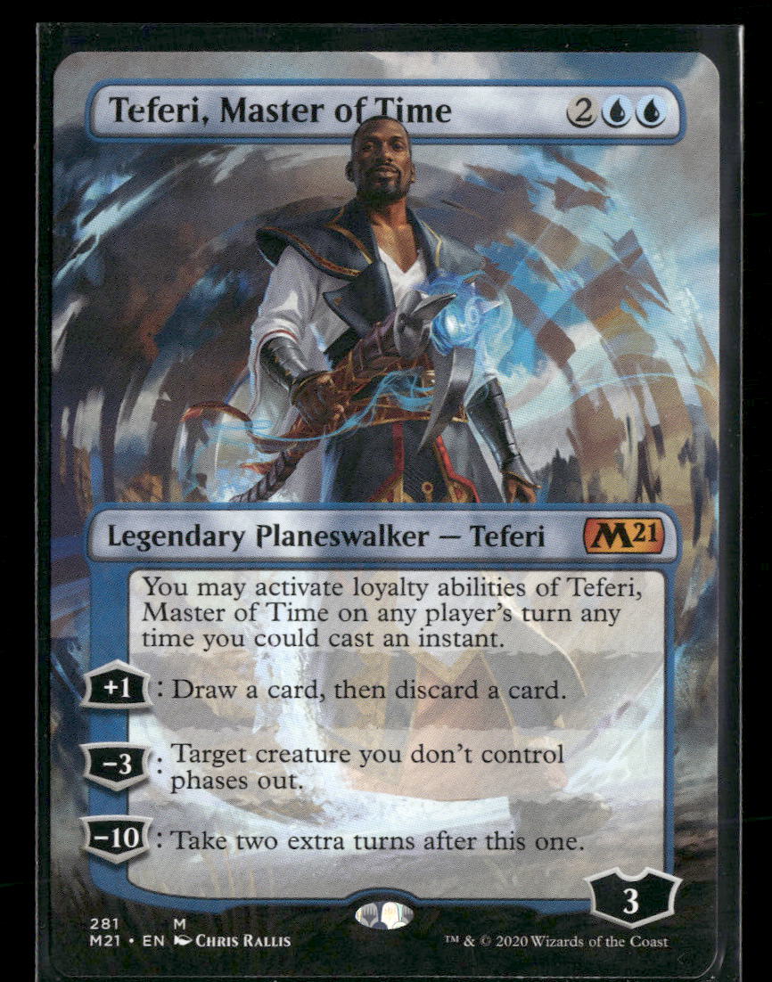 Core Set 2021 Teferi, Master of Time (Borderless) #281