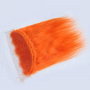Color Human Hair Curtain Orange Hair Curtain