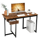 48 Inch Computer Desk with Metal Frame and Adjustable Pads