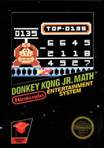 Donkey Kong Jr. Math (5 Screw Variant) (Nintendo NES)