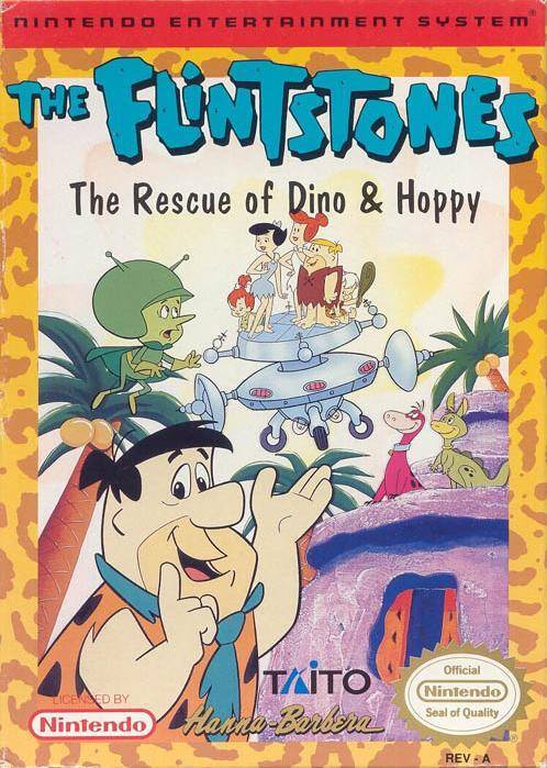 Flintstones The Rescue of Dino and Hoppy (Nintendo NES)