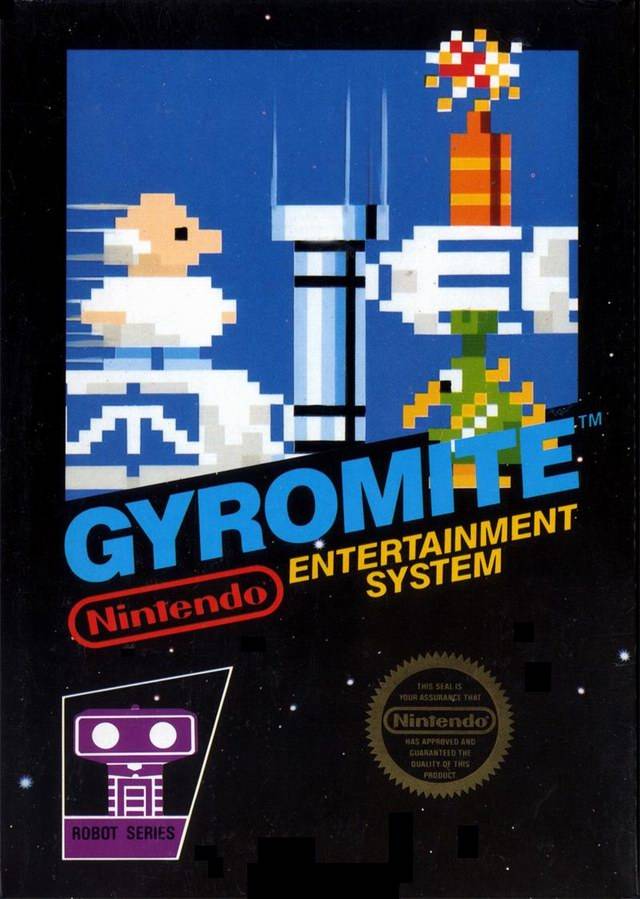 Gyromite 5 Screw Variant with Famicom Converter (Nintendo NES)