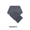 Men's Autumn Winter Solid Color Polar Fleece Scarf
