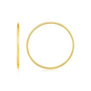 Endless Hoop Style Earrings in 14K Yellow Gold