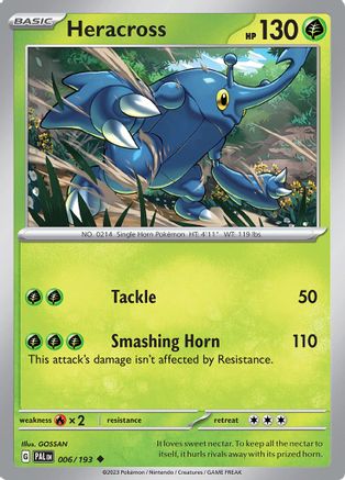 Heracross 006/193 - SV02 Paldea Evolved Reverse Holofoil
