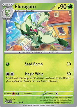 Floragato 014/193 - SV02 Paldea Evolved Reverse Holofoil