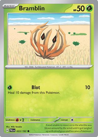 Bramblin 023/193 - SV02 Paldea Evolved Reverse Holofoil