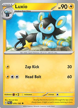 Luxio 070/193 - SV02 Paldea Evolved Reverse Holofoil