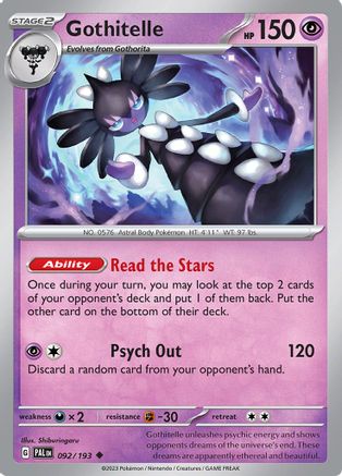 Gothitelle 092/193 - SV02 Paldea Evolved