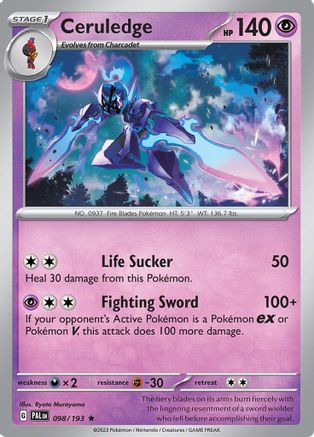 Ceruledge 098/193 - SV02 Paldea Evolved Reverse Holofoil