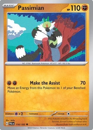 Passimian 118/193 - SV02 Paldea Evolved Reverse Holofoil