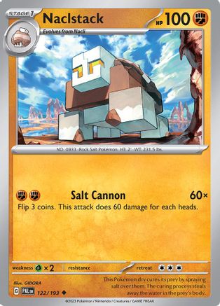 Naclstack 122/193 - SV02 Paldea Evolved Reverse Holofoil