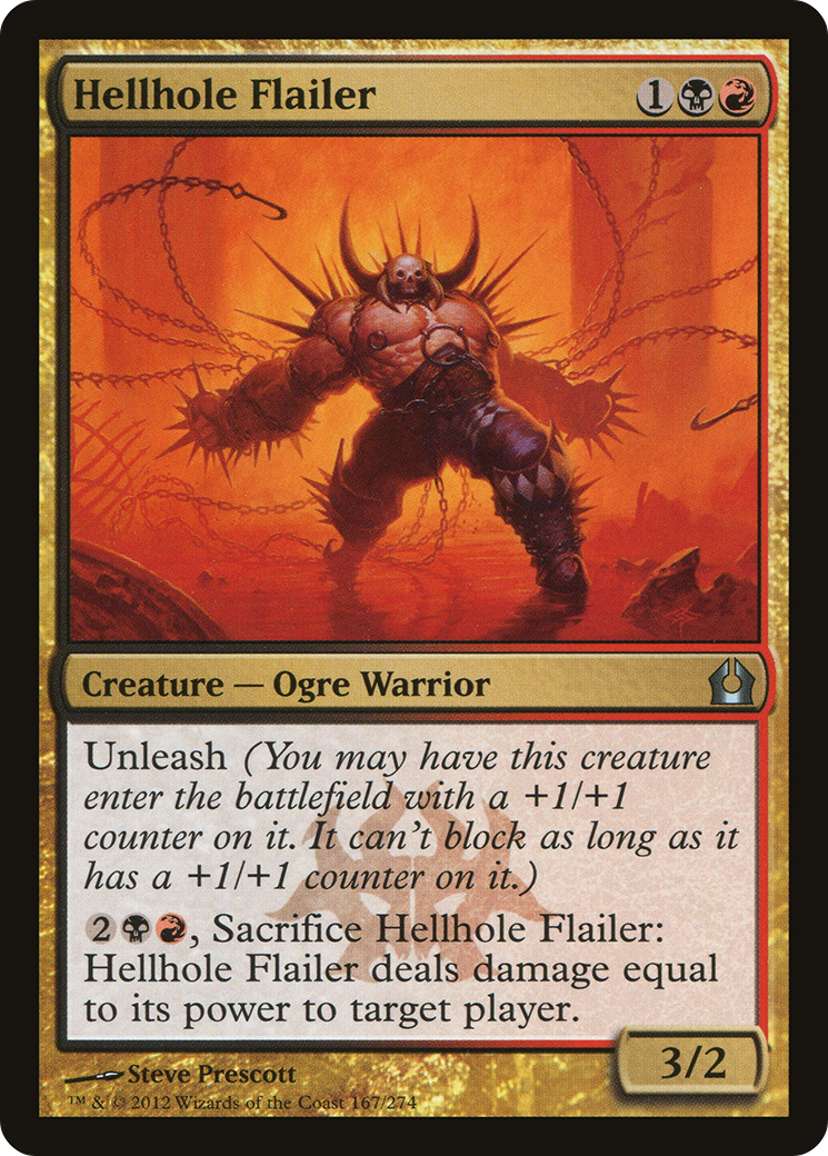 Hellhole Flailer (RTR-167) - Return to Ravnica Foil