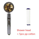 360 Rotating Water Saving Shower Head