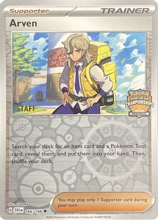 Arven (Regional Championships) [Staff] 166/198 - League & Championship Cards Reverse Holofoil