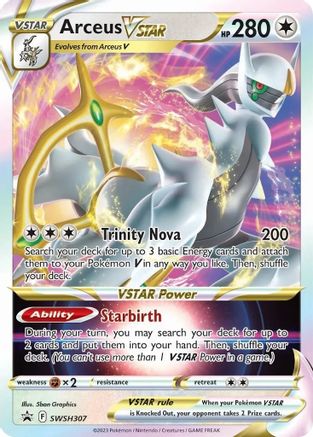 Arceus VSTAR SWSH307/307 - SWSH Sword & Shield Promo Cards Holofoil