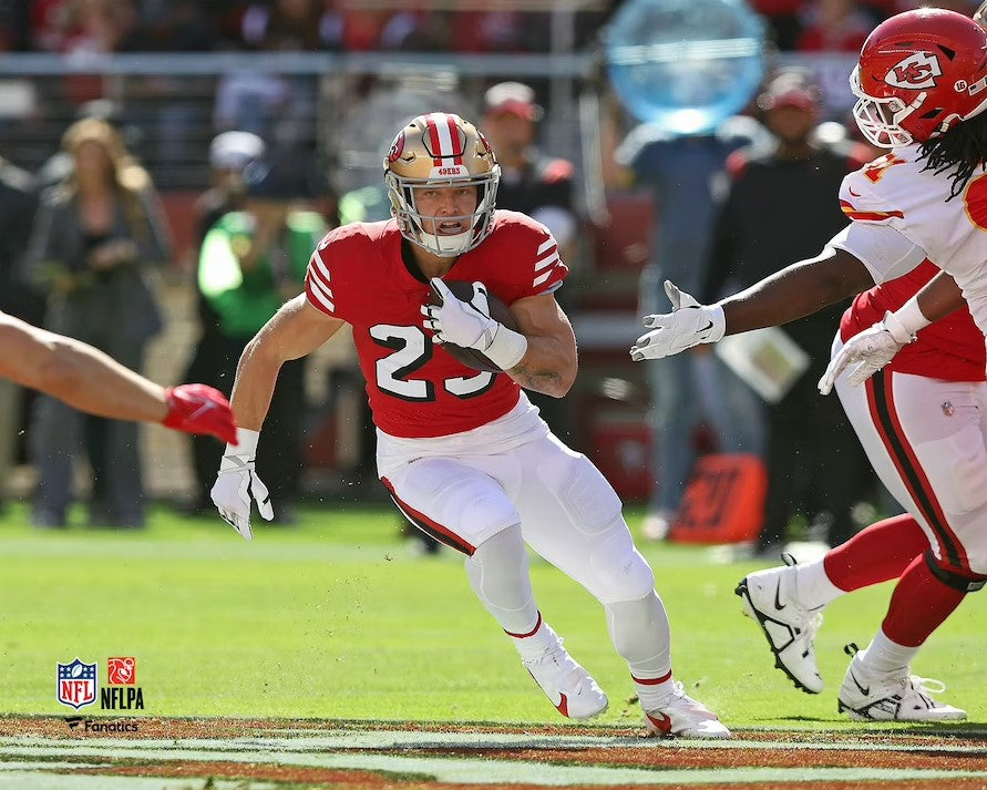 Christian McCaffrey in Action San Francisco 49ers 8