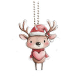 Christmas Reindeer Charm - Tumbler Handle Charm
