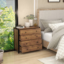 4-Drawer Dresser Modern Wooden Chest of Drawers for Bedroom Living Room