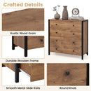 4-Drawer Dresser Modern Wooden Chest of Drawers for Bedroom Living Room