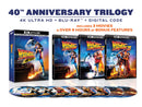 Back to the Future 40th Anniversary Trilogy (4K Ultra HD + Blu-ray™ + Digital Code) [PRE-ORDER: Expected Availability October 14, 2025!]