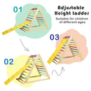 Foldable Wooden Climbing Triangle Indoor