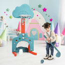 3-in-1 Kids Basketball Hoop Set with Balls