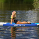 10 Feet Inflatable Stand Up Paddle Board 6 Inches Thick with Backpack Leash Aluminum Paddle