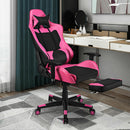 PU Leather Gaming Chair with USB Massage