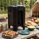4.4 Gallons Insulated Beverage Dispenser with Ergonomic Handles Set of 2