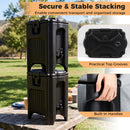 4.4 Gallons Insulated Beverage Dispenser with Handles and Drip-Proof Faucet